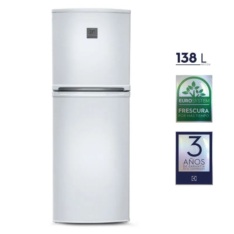 Refrigeradora Auto Frost ERT18G2HNW 138L BLANCO